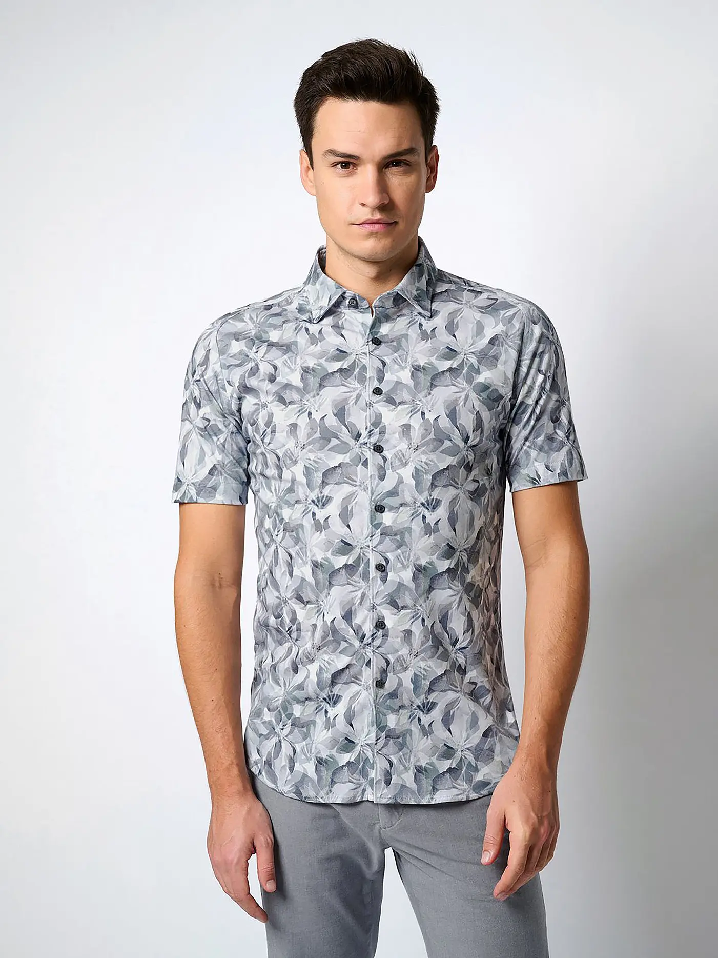DESOTO | Jerseyhemd Slim Fit | 